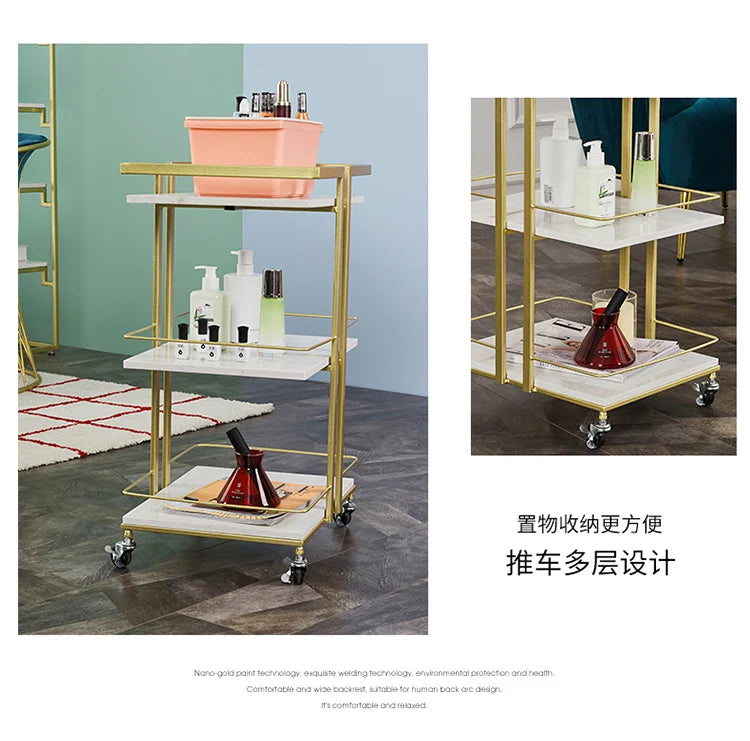 Aesthetic Salon Trolley Organizers Trolleys Salon Furniture Professional Aesthetic Tools Chariot Carritos Organizadores