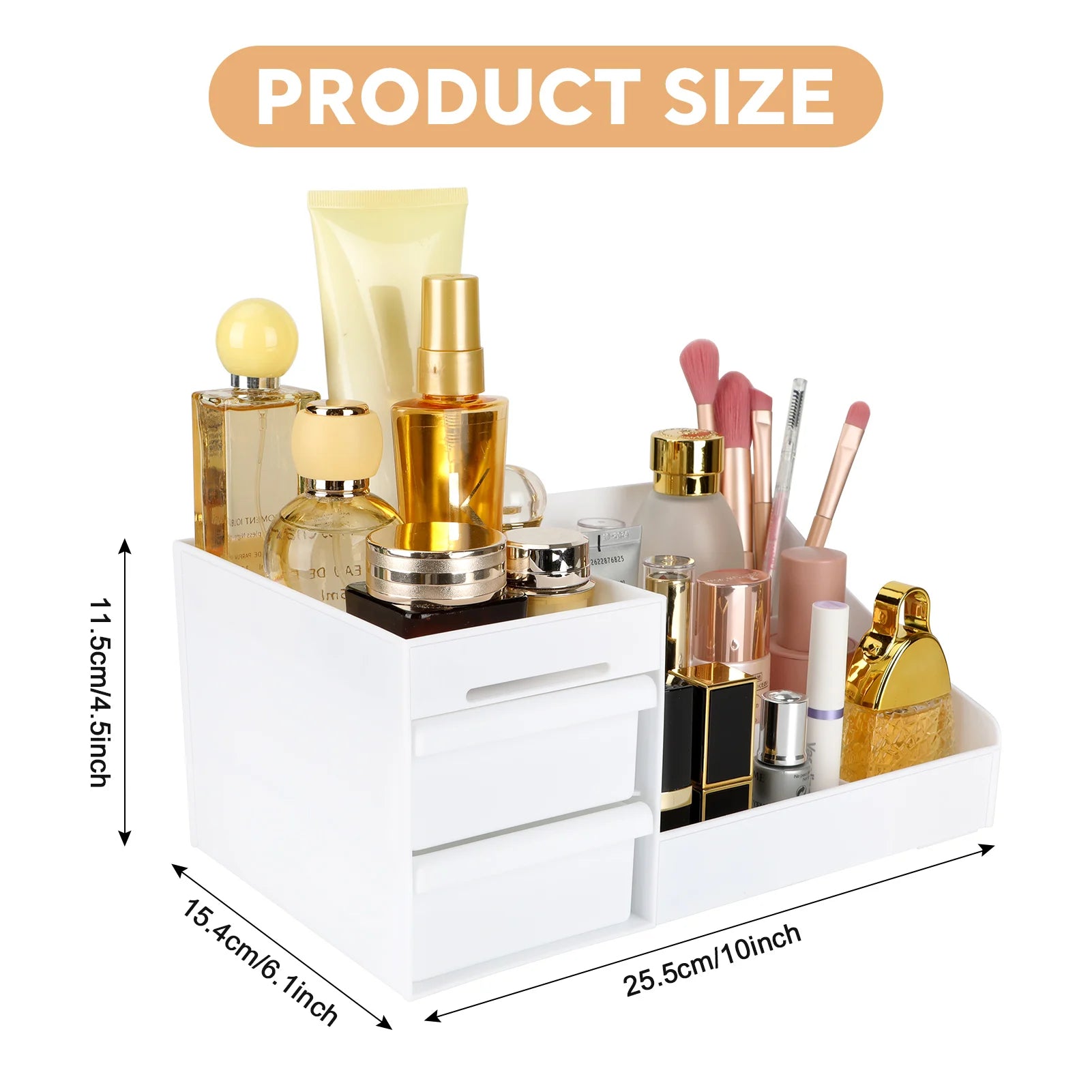 Tilt Pencil Holder for Students, Large Capacity Desktop Stationery Storage Box, Office Sundries Storage Shelf, Desk Organizer.