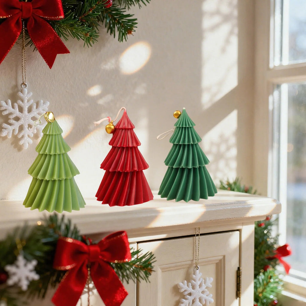 Christmas Candle Ornaments Christmas Tree Scented Candles Exquisite Christmas Table Decorative Supplies Festive Gifts