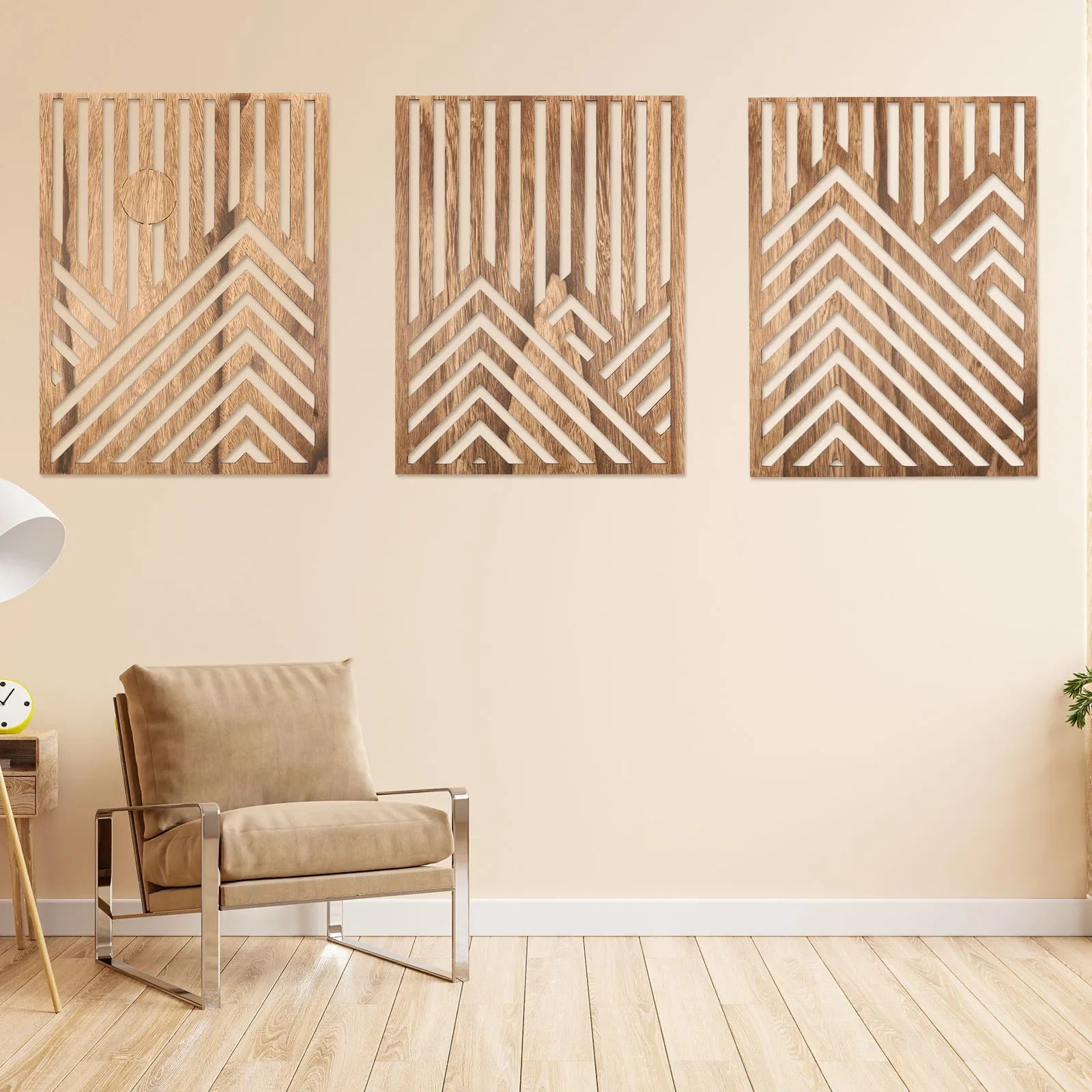 Wood Wall Sculpture Decor
