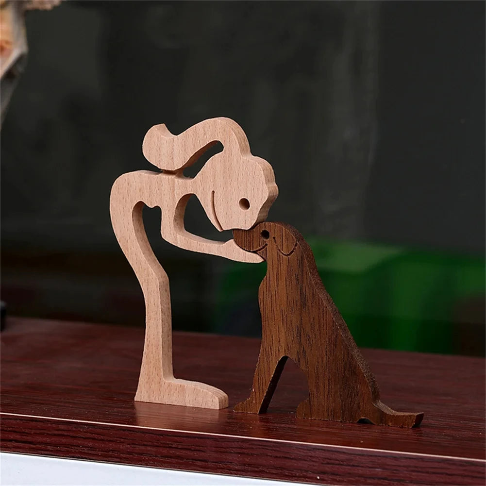 Family Wood Dog Decor