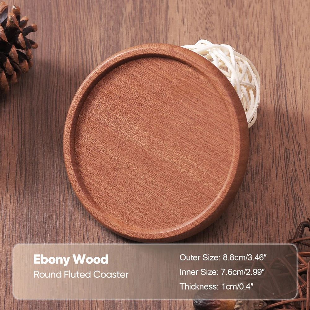 Solid Walnut Wood Coaster