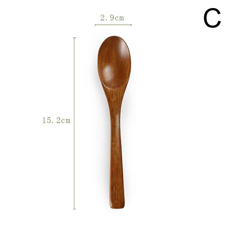 Natural Wood Soup Spoon