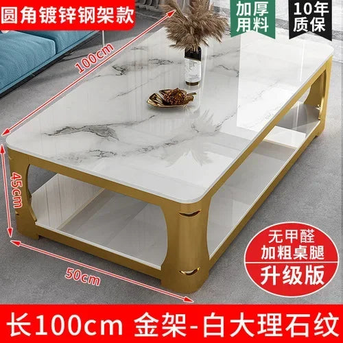 Aesthetic Design Side Table Luxury Modern Minimalist Home Simple Coffee Table Design Modern Table Basse Pour Salon Decoration
