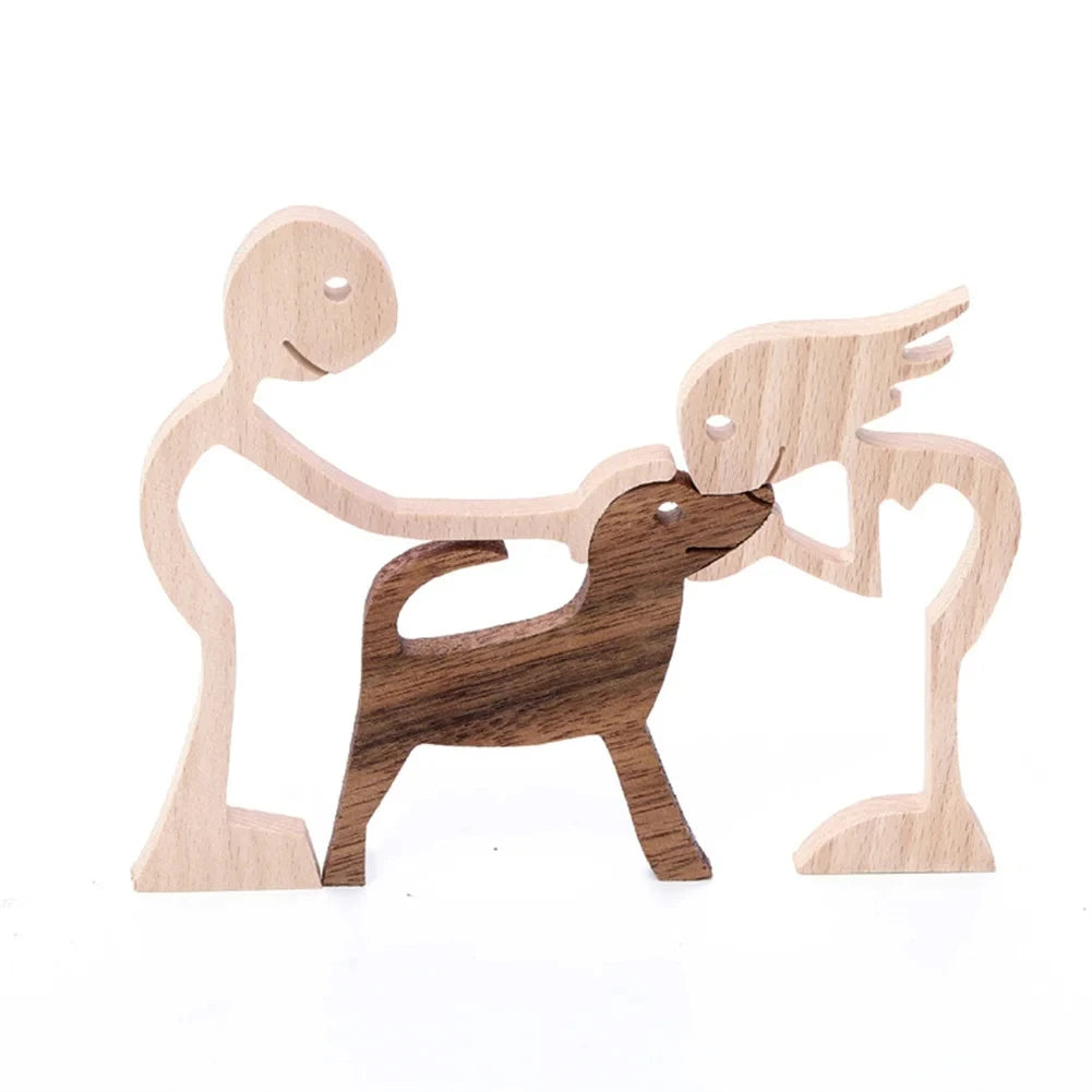 Family Wood Dog Decor
