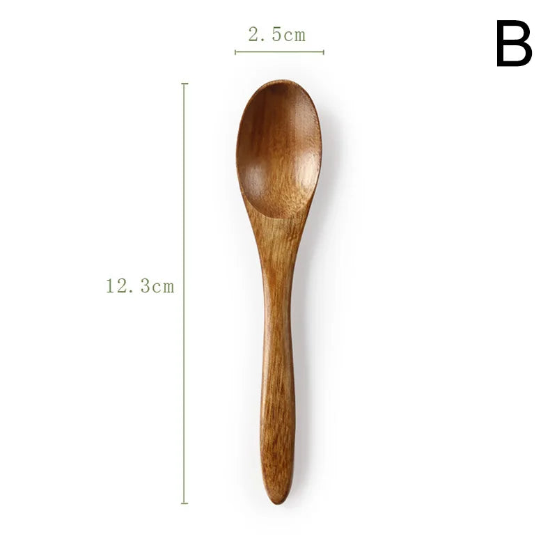 Natural Wood Soup Spoon