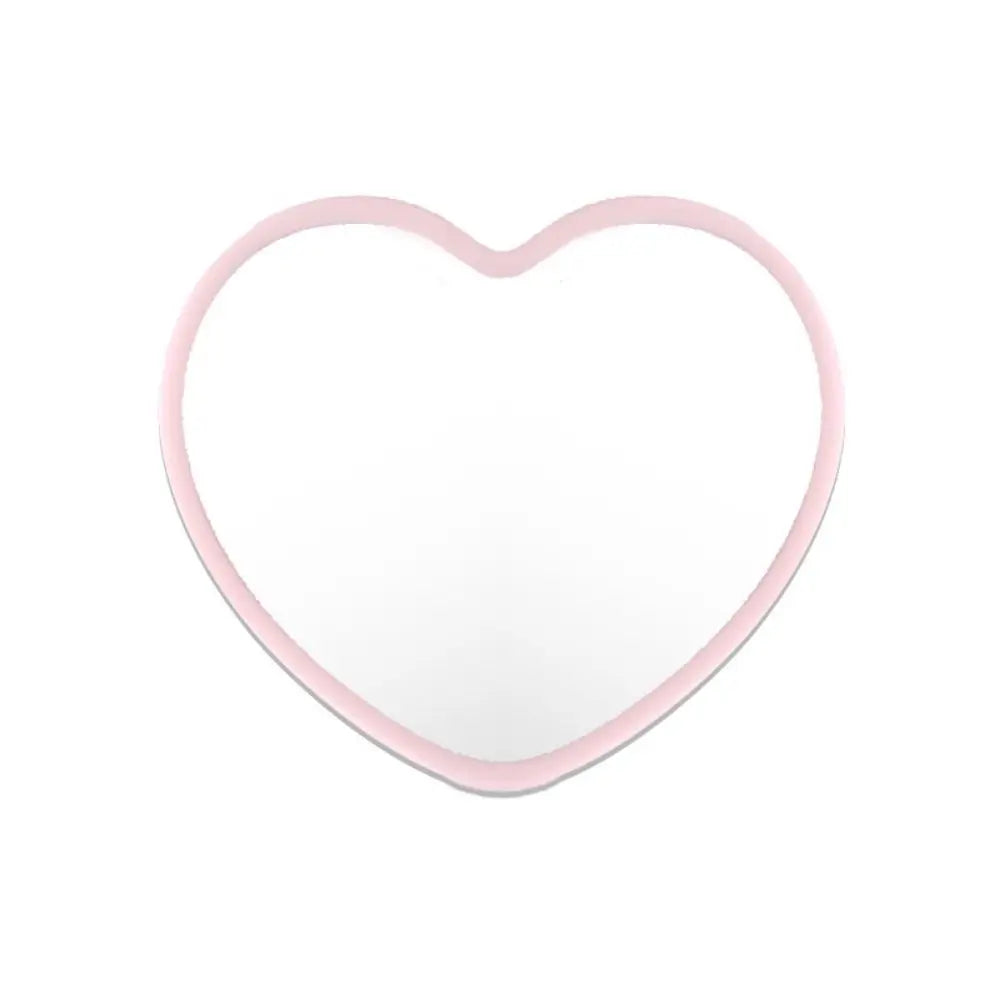 Cheese Biscuit Design Pocket Mirror Portable Foldable Mini Makeup Mirror For Travel Daily Use Cute Cartoon Style