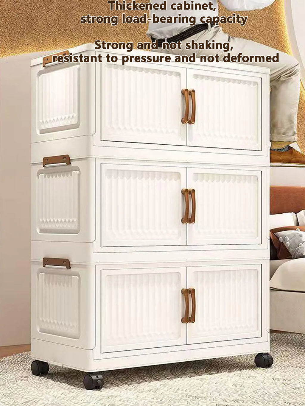 Storage Box Household Foldableing Cabinet Storage Cabinet Clothes Toys Snacks Extra Large Capacity Storage Cabinet Organizing Box