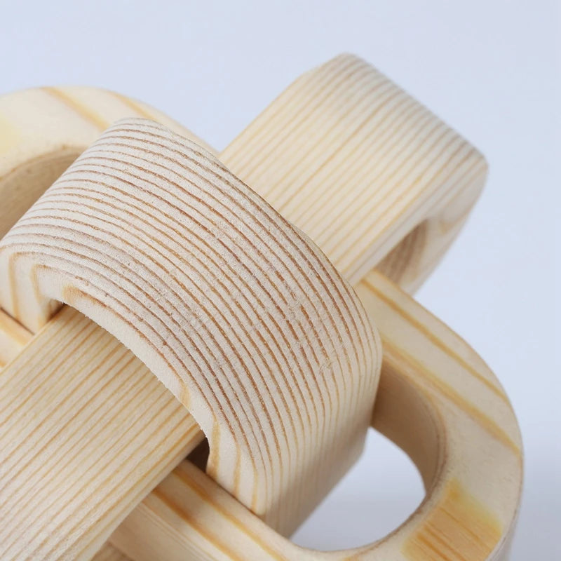 Boho Style Wooden Home Decor Ornament Hand Carved