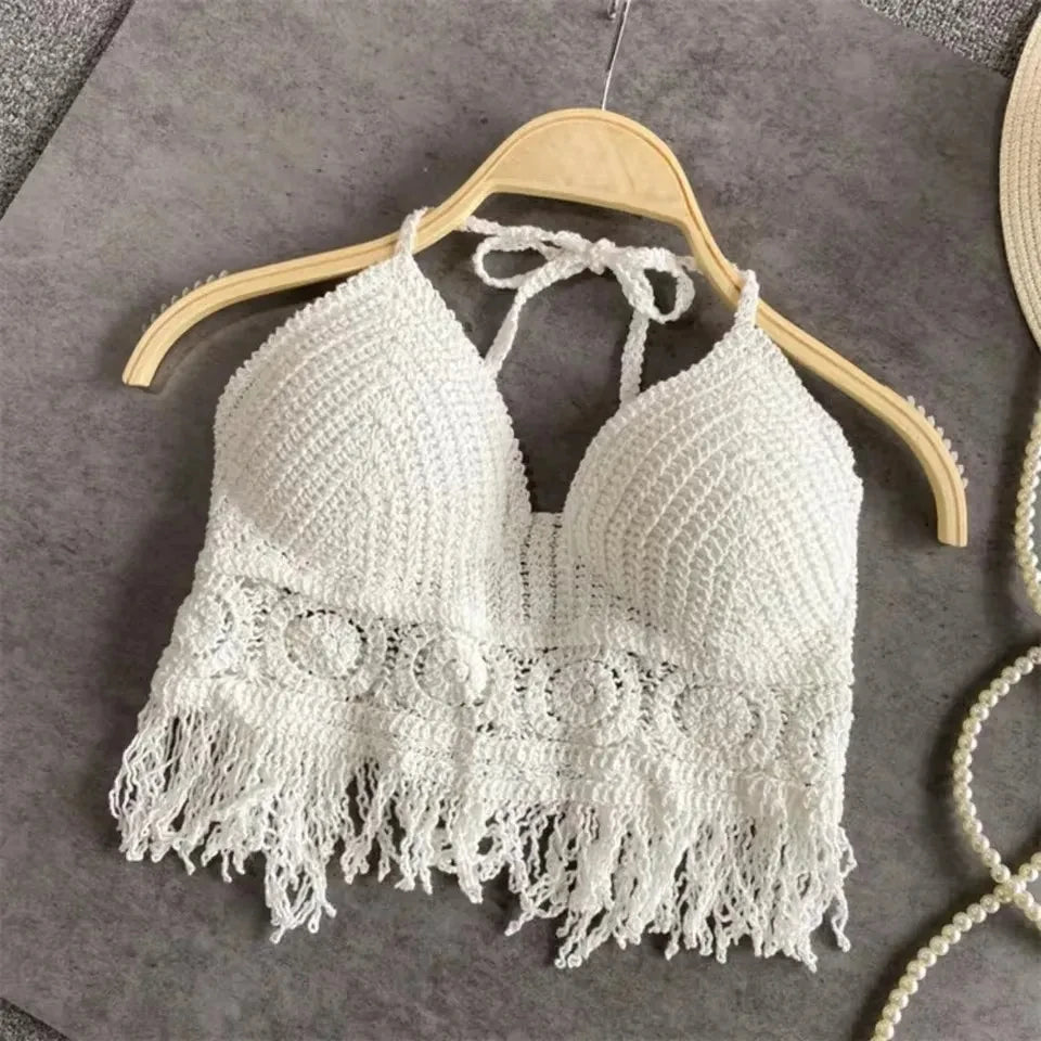 Boho Crochet Halter Top