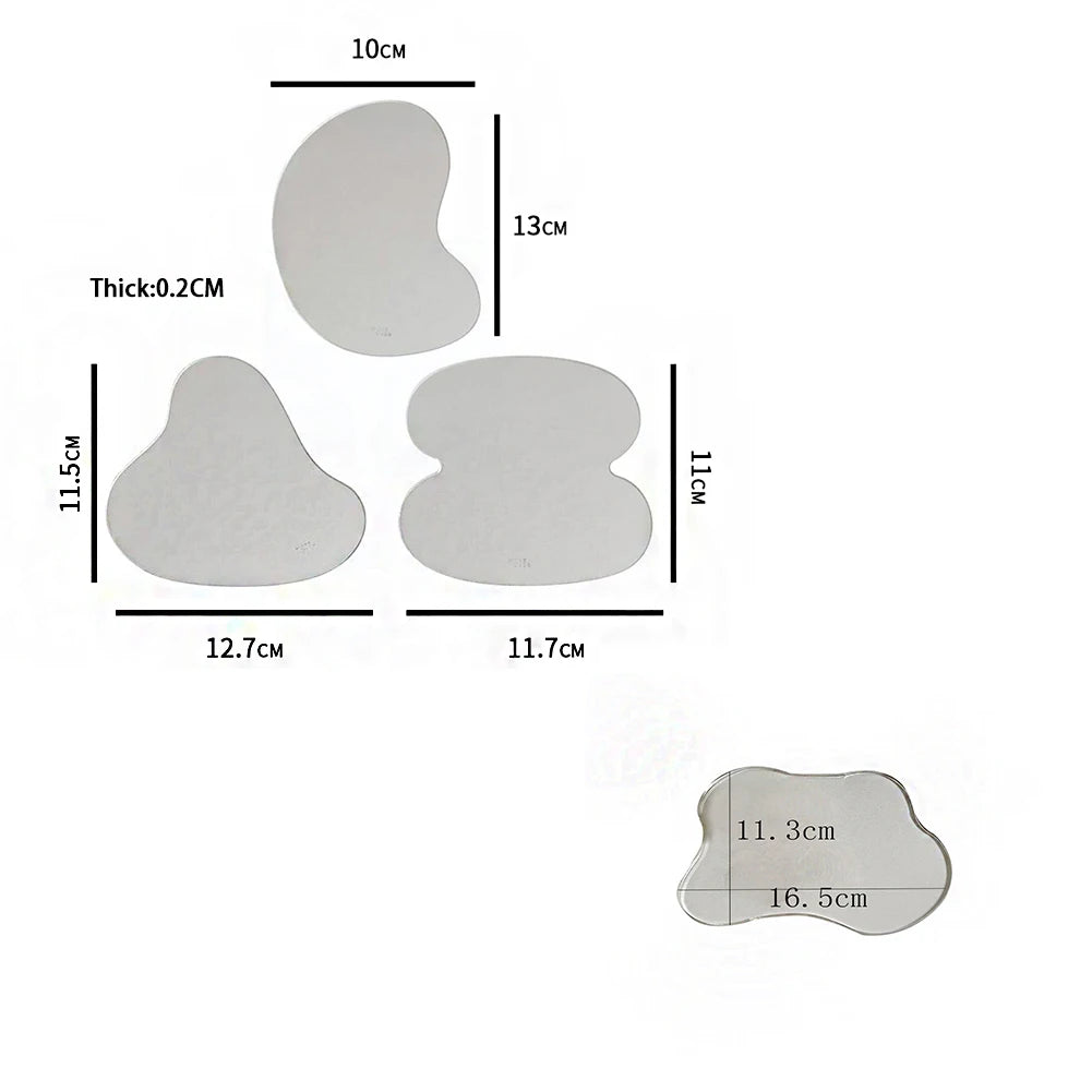 Clear Mirror Coasters