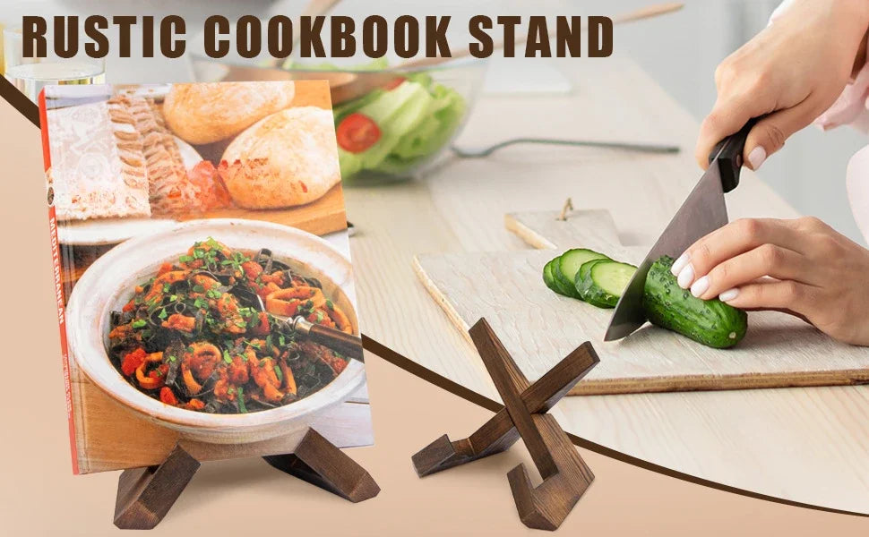 Wooden Recipe Stand