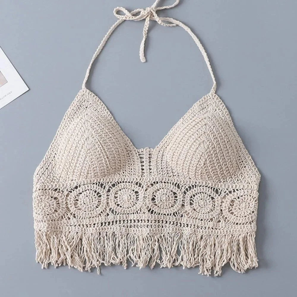 Boho Crochet Halter Top