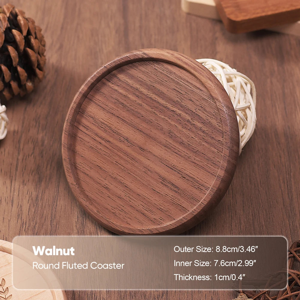 Walnut Wooden Coaster