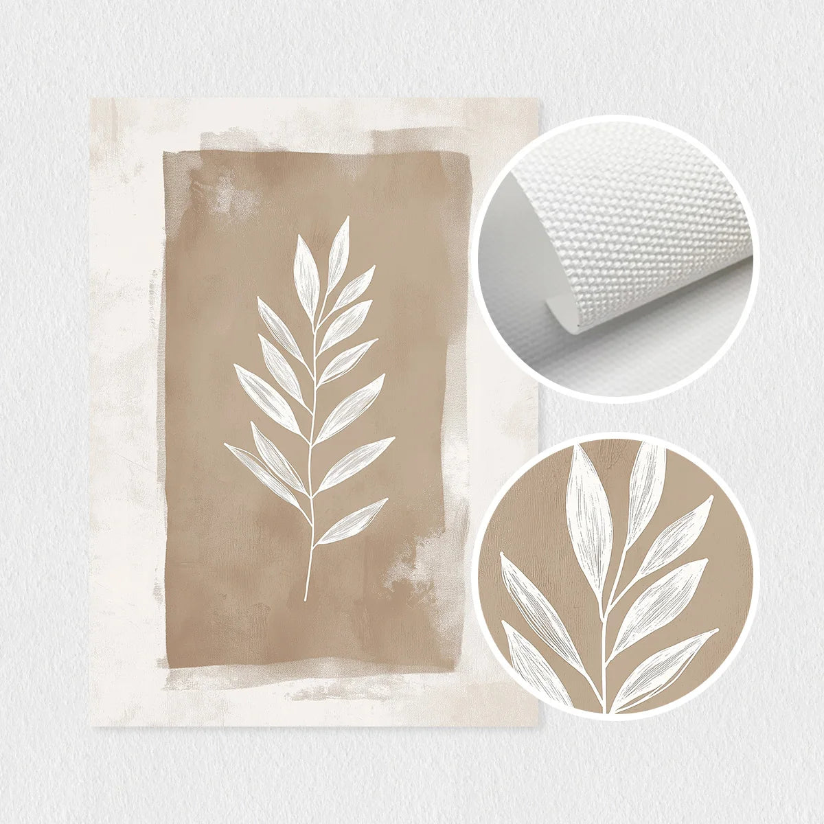 Normcore Plant Leaf Print