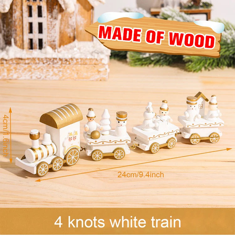 Christmas Train Merry Christmas Decorations For Home 2025 Cristmas Ornament Xmas Navidad Noel Gifts Happy New Year 2026 Gifts