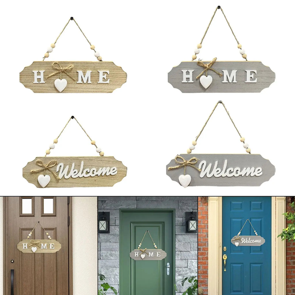 Wooden Hanging Door Sign