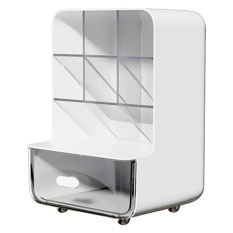 Tilt Pencil Holder for Students, Large Capacity Desktop Stationery Storage Box, Office Sundries Storage Shelf, Desk Organizer.