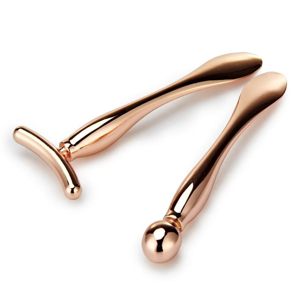 1PCS/2PCS Metal Eye Cream Applicator Wand Stick, Massager Tool for Facial Massage, Reduce Puffiness, Thin Face Magic Stick