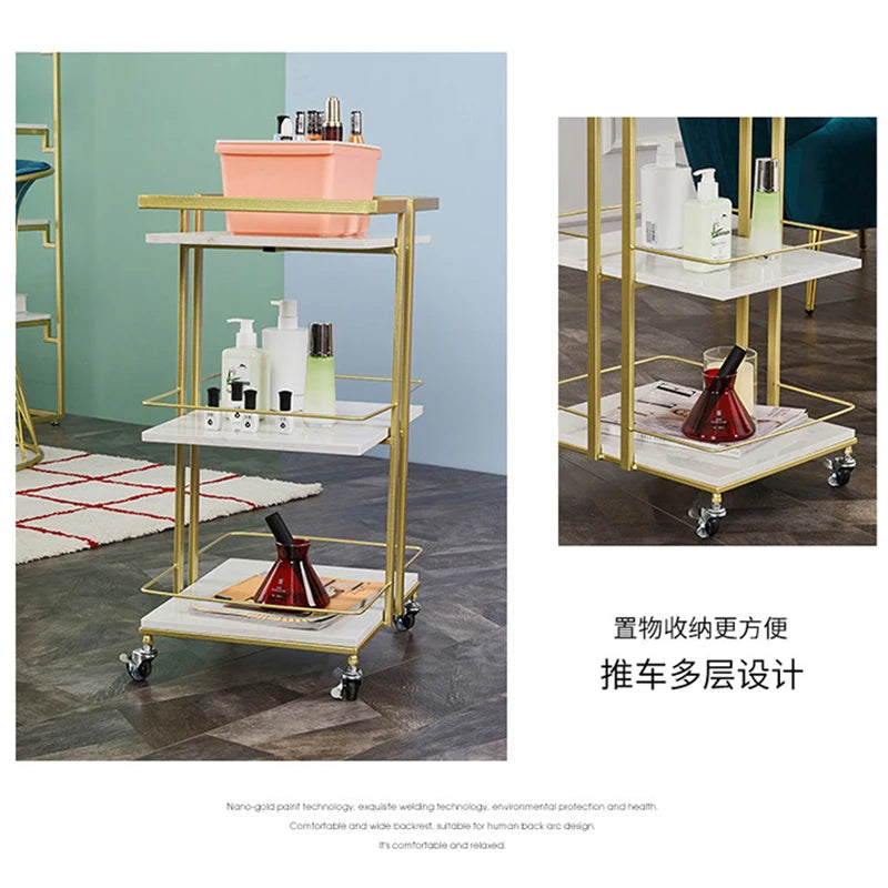 Aesthetic Salon Trolley Organizers Trolleys Salon Furniture Professional Aesthetic Tools Chariot Carritos Organizadores