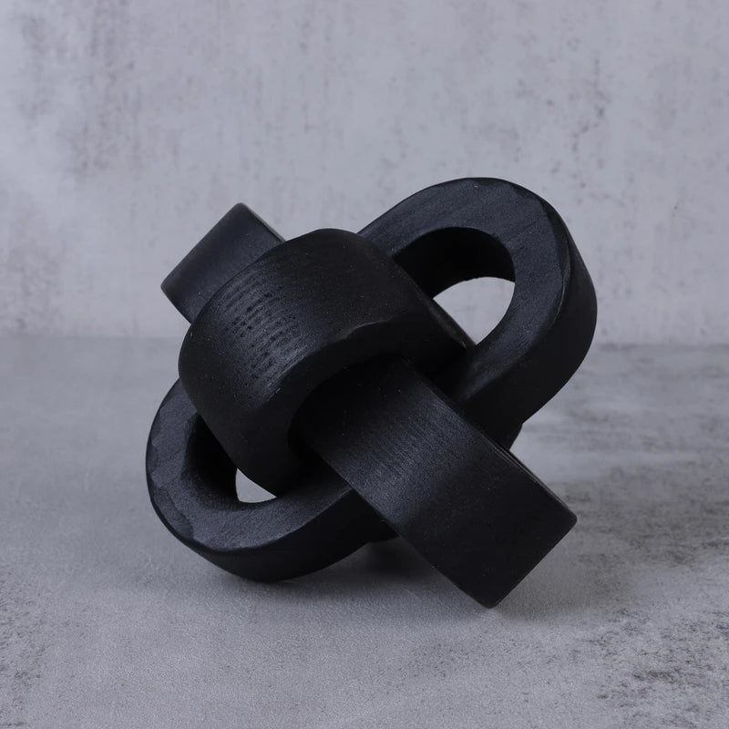 Boho Style Wooden Home Decor Ornament Hand Carved