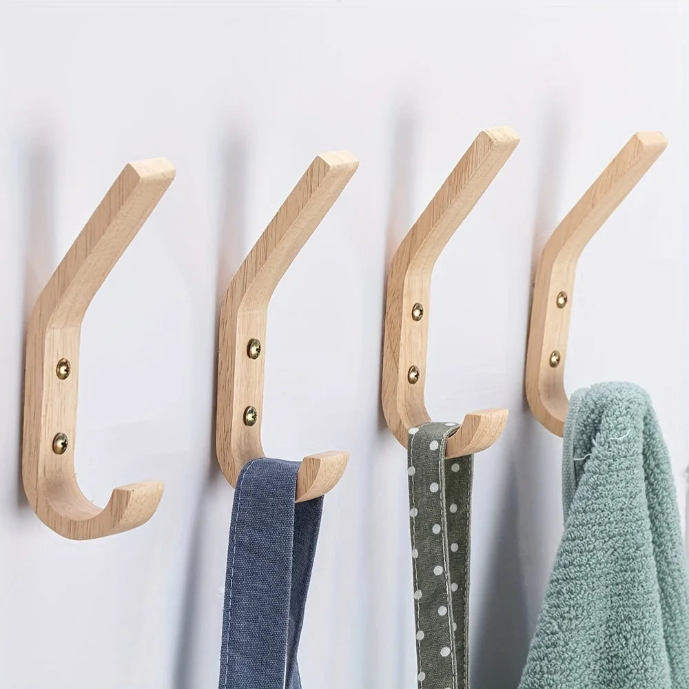 Wooden Coat Hooks Wall Hooks