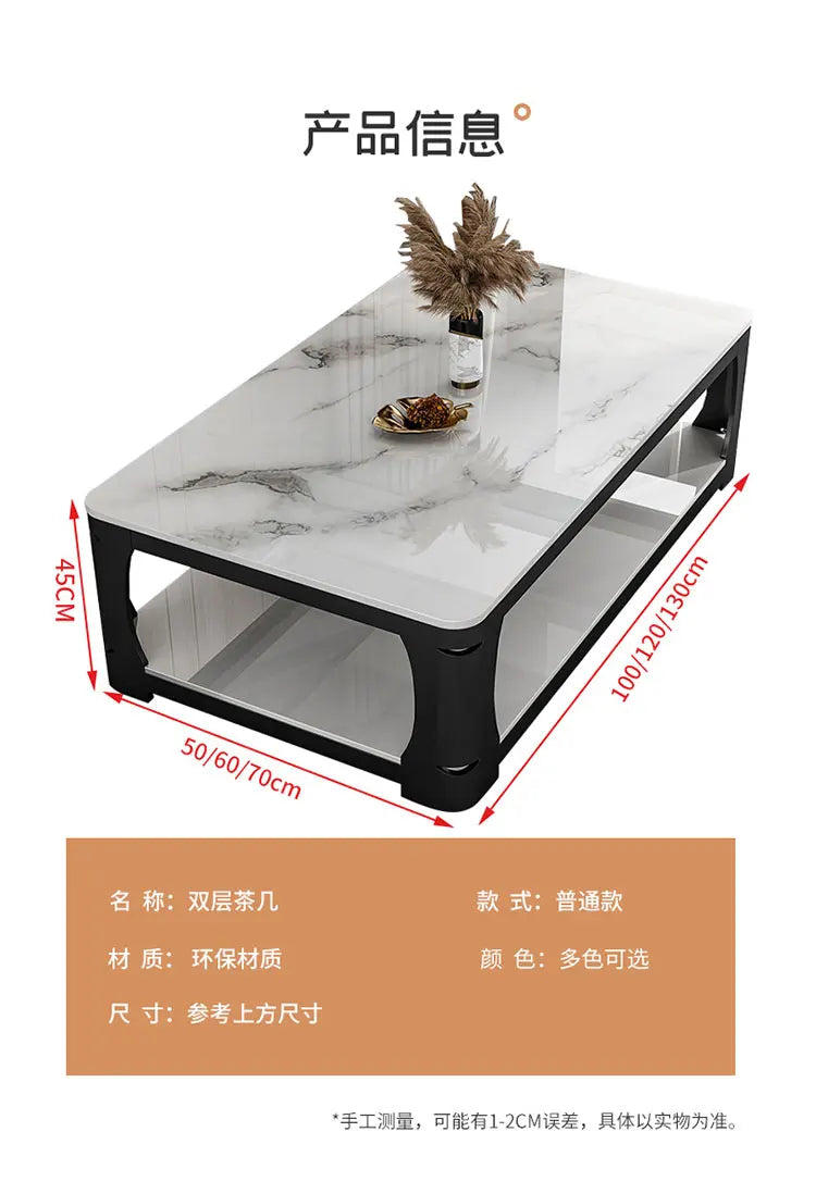 Aesthetic Design Side Table Luxury Modern Minimalist Home Simple Coffee Table Design Modern Table Basse Pour Salon Decoration