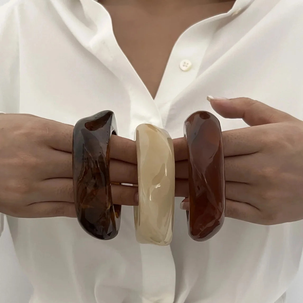 Hand Goth Geometric Charm Bracelets