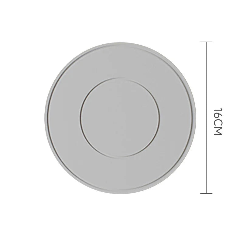 High Temperature Resistant Thickened Silicone Coaster Round Microwave Oven Mat Silicone Mat Placemat Heat Insulation Mat