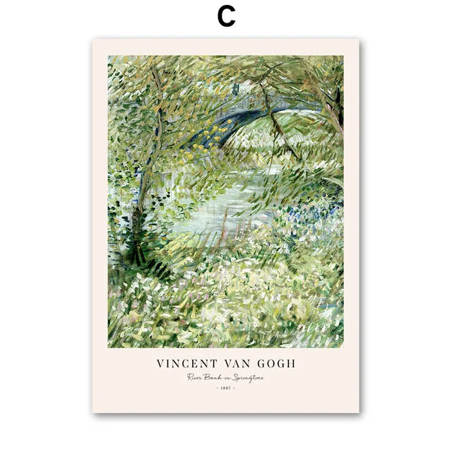 Cocktail Vase Leaves Flower Wall Art