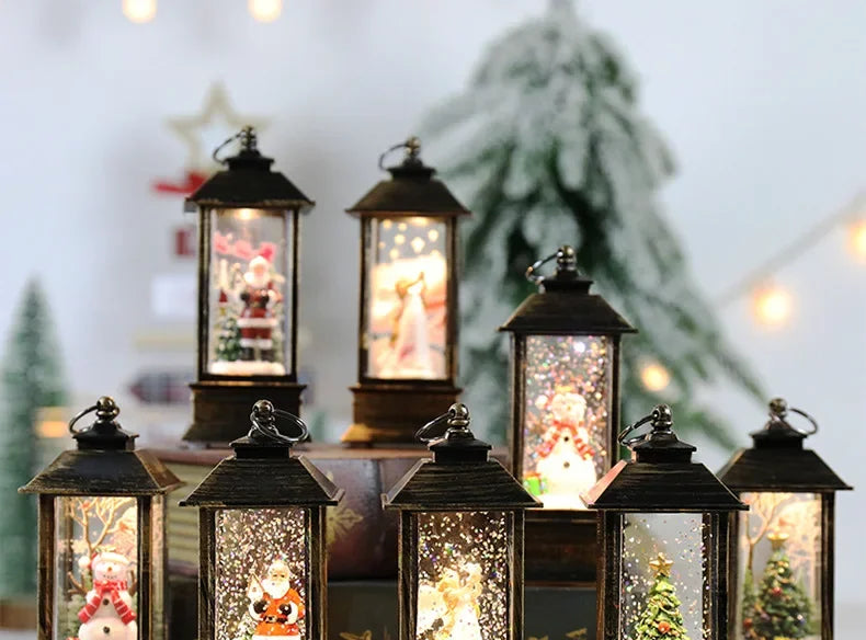 Christmas Wind Lights Crystal Lights Santa Claus Lights Christmas Party Decorations Christmas Ornaments Christmas Gifts