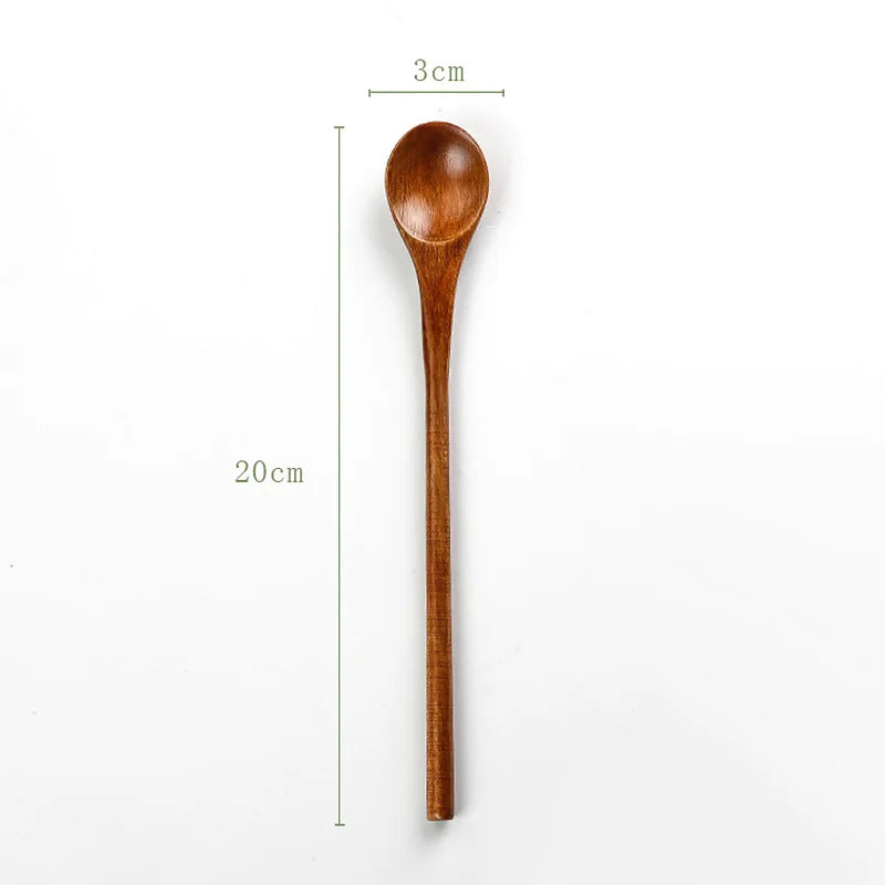 Natural Wood Soup Spoon