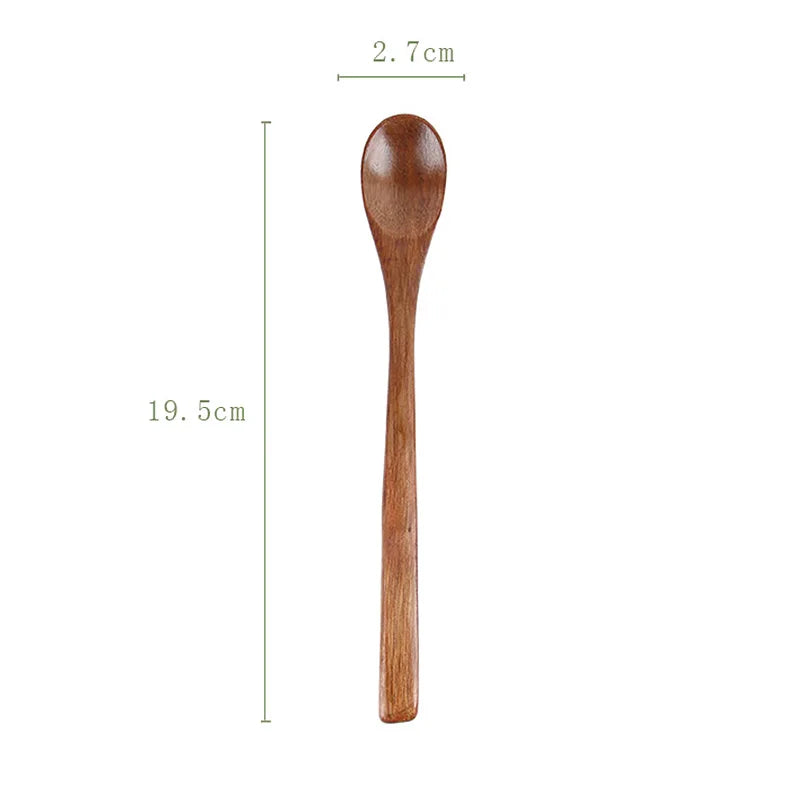 Natural Wood Soup Spoon