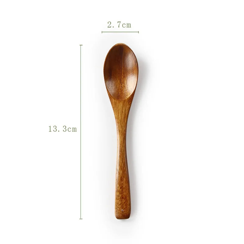 Natural Wood Soup Spoon