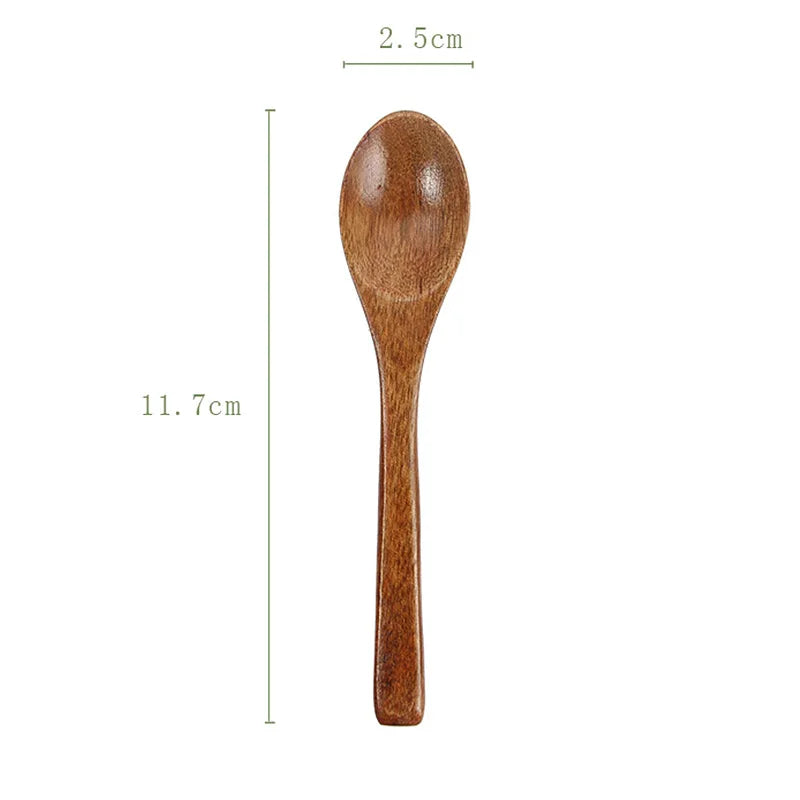 Natural Wood Soup Spoon