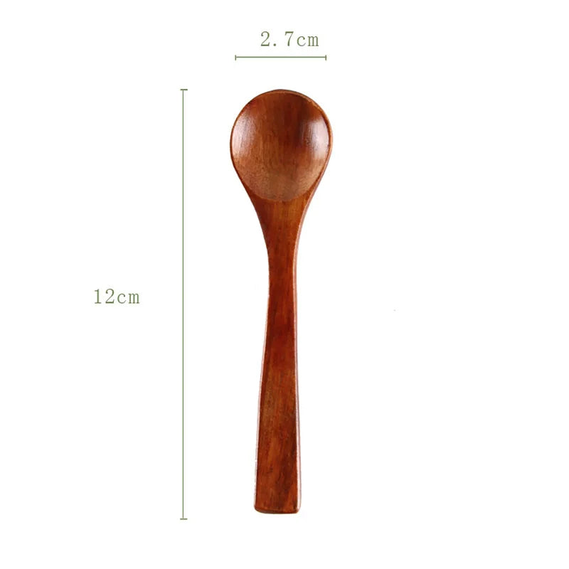 Natural Wood Soup Spoon