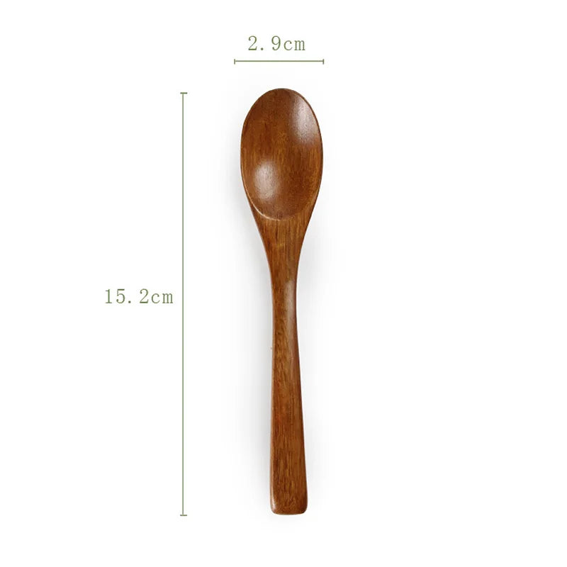 Natural Wood Soup Spoon