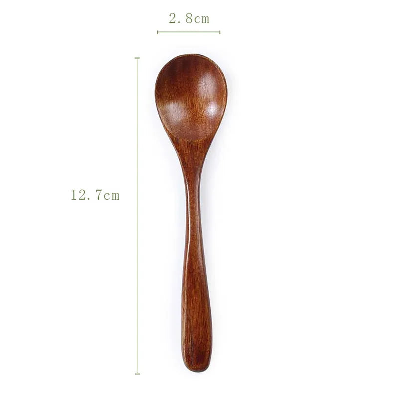 Natural Wood Soup Spoon